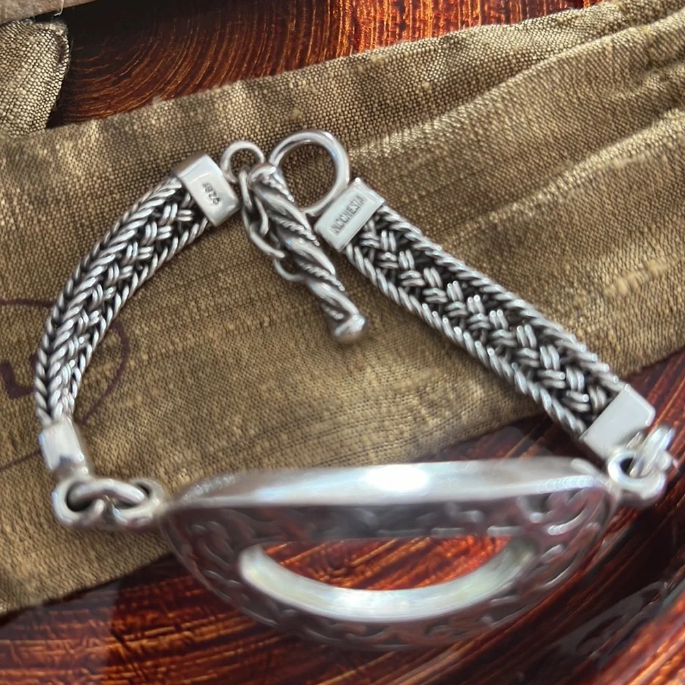 Lois Hill Bracelet Sz Med, SS 925 - Picture 2 of 4